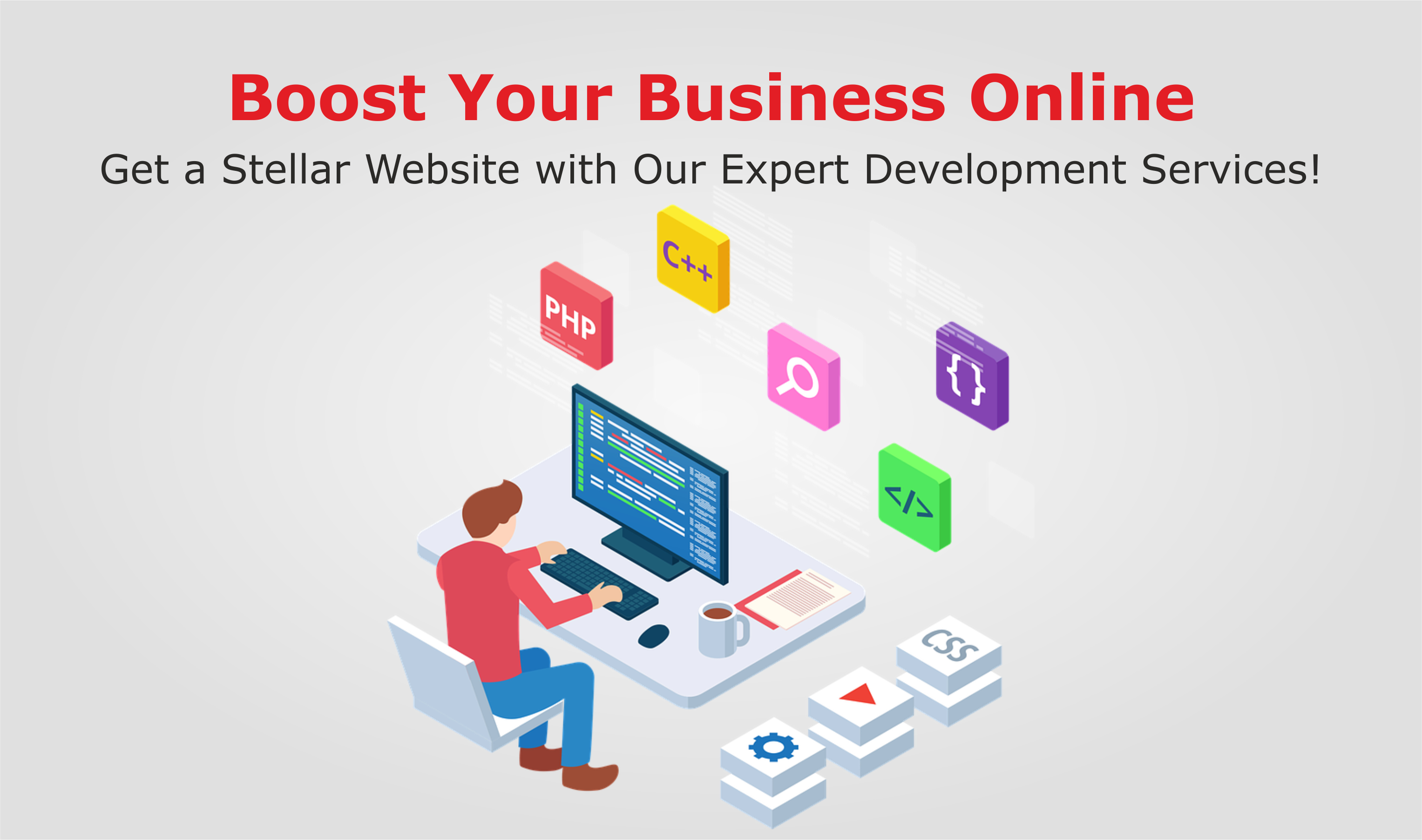 Boost Your Business Online: Get a Stellar Website with Our Expert Development Services!